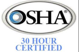 OSHA 30 Certified